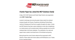 Desktop Screenshot of frontierpaper.com